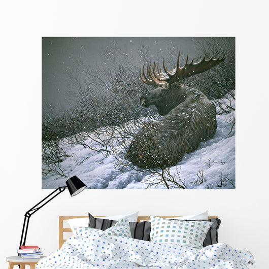 Moose Brush Wall Decal
