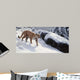 Soft Snow Cougar Wall Decal