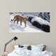 Soft Snow Cougar Wall Decal