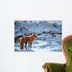 Icy Morning Red Fox Wall Decal