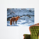 Icy Morning Red Fox Wall Decal