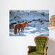 Icy Morning Red Fox Wall Decal