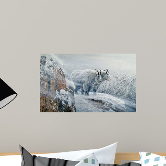 Winter's Fury Mountain Goat Wall Decal