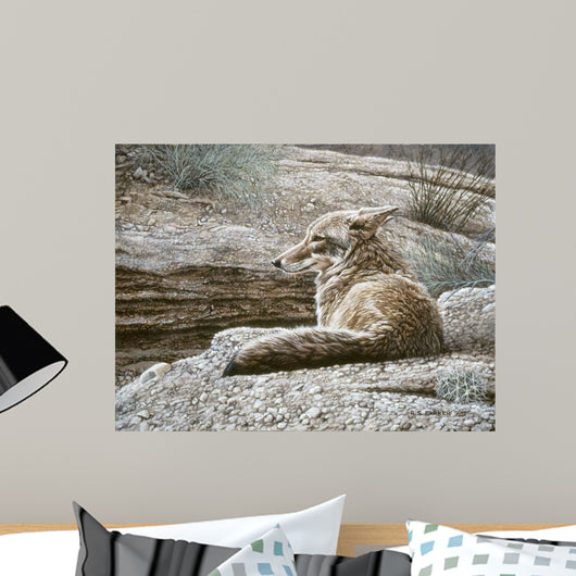 Resting Coyote Wall Decal