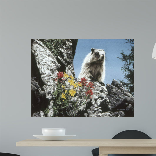 Young Marmot Wall Decal