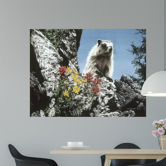 Young Marmot Wall Decal