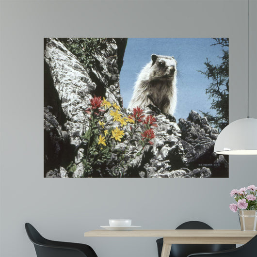 Young Marmot Wall Decal