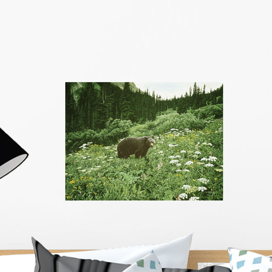 Old Man Mountain- Black Wall Decal