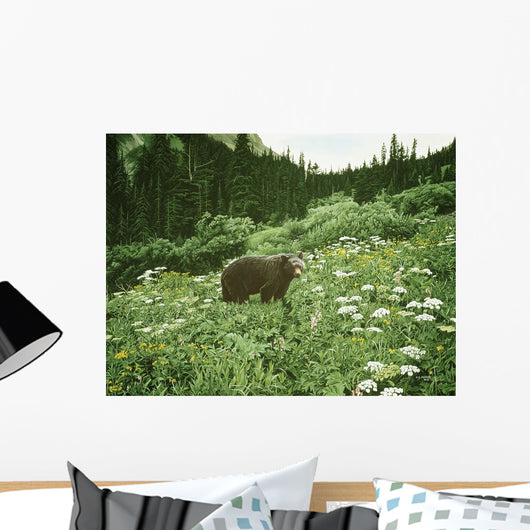 Old Man Mountain- Black Wall Decal
