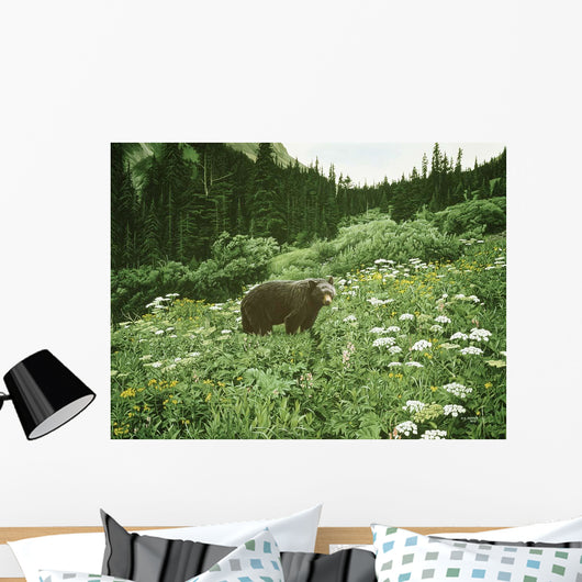 Old Man Mountain- Black Wall Decal
