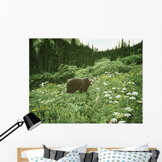 Old Man Mountain- Black Wall Decal