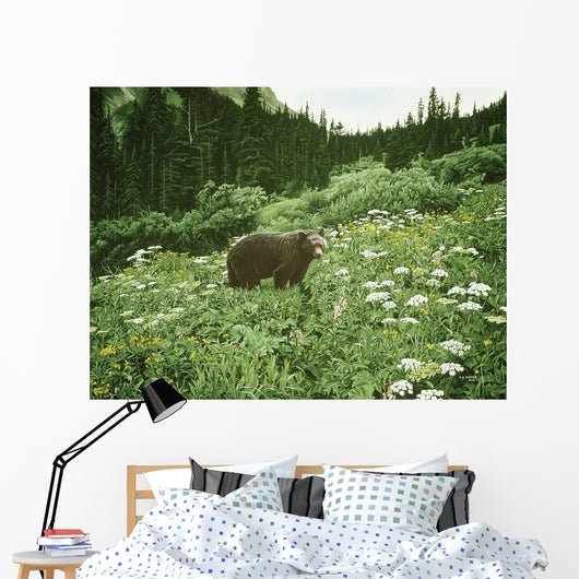 Old Man Mountain- Black Wall Decal