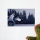 Gray Wolf Portrait Wall Decal