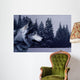 Gray Wolf Portrait Wall Decal