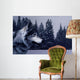 Gray Wolf Portrait Wall Decal