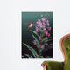 Fireweed Red Humming Bird Wall Decal