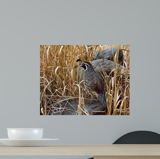 Golden Grasses Wall Decal