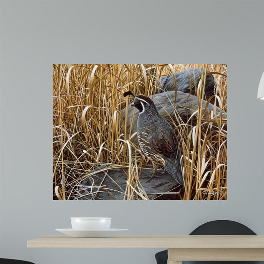 Golden Grasses Wall Decal
