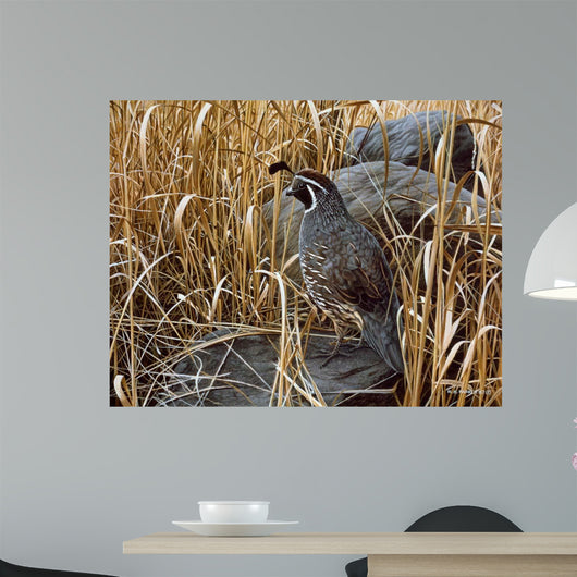 Golden Grasses Wall Decal