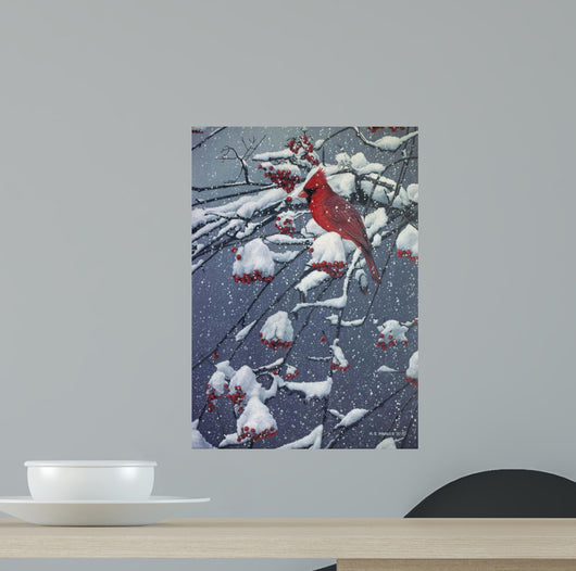 Mountain Ash Cardinal Wall Decal