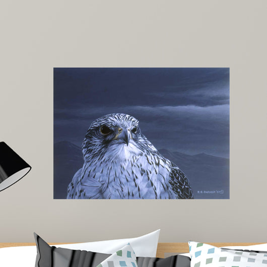 Gyr Falcon Portrait Wall Decal