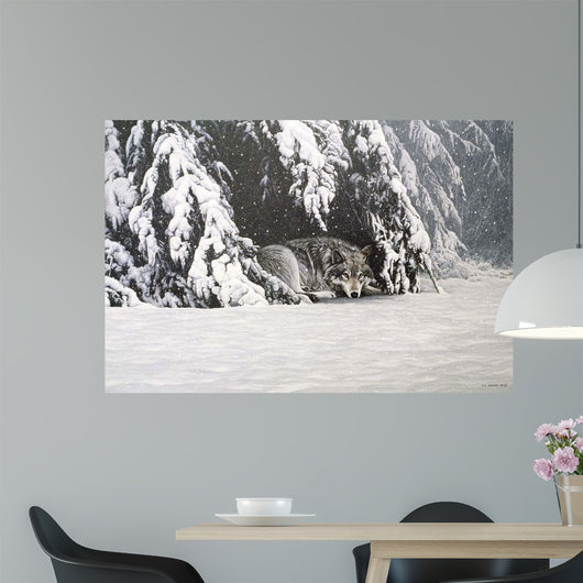 Waiting out Storm Wall Decal