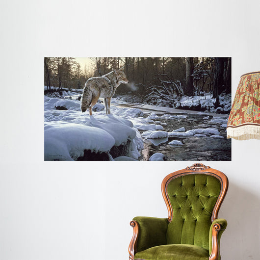 Winter Creek Coyote Wall Decal