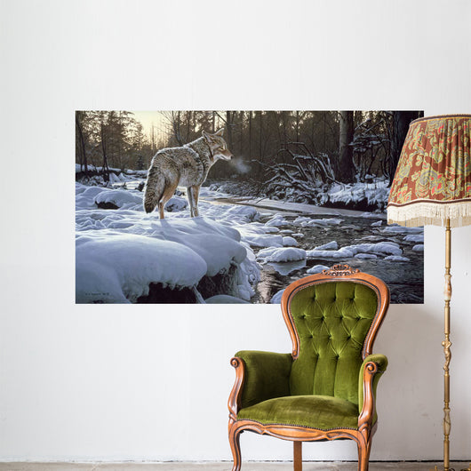 Winter Creek Coyote Wall Decal