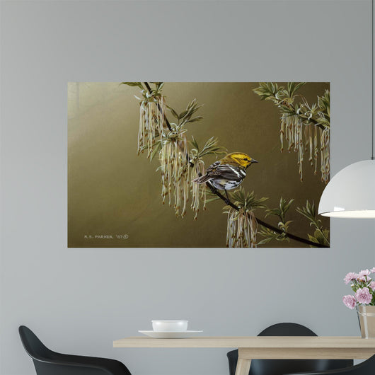 Black Throated Green Warbler Wall Decal