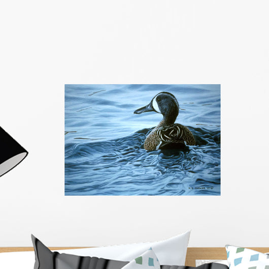 Blue Winged Teal Wall Decal