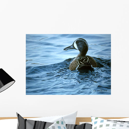 Blue Winged Teal Wall Decal
