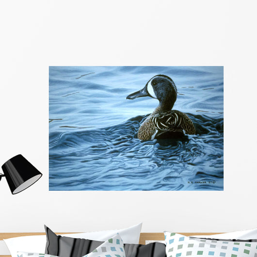 Blue Winged Teal Wall Decal
