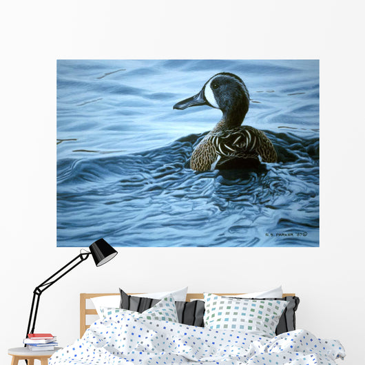Blue Winged Teal Wall Decal