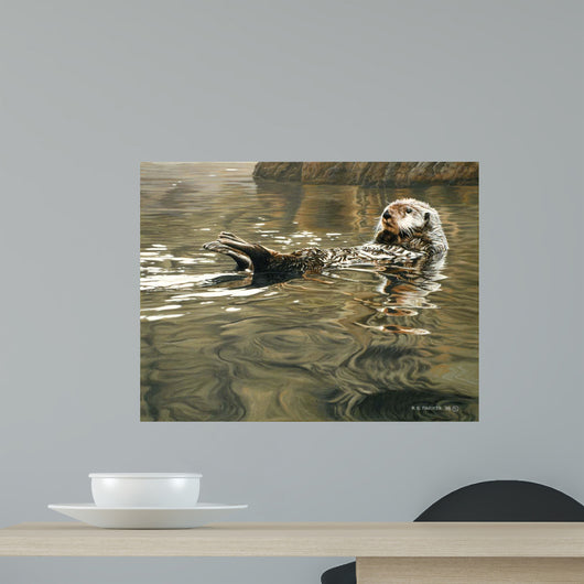 Rocky Shore Wall Decal Design 2
