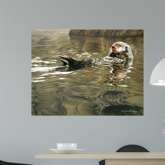 Rocky Shore Wall Decal Design 2