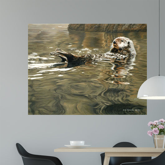Rocky Shore Wall Decal Design 2
