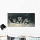 Three Little Wolves Wall Decal