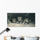 Three Little Wolves Wall Decal