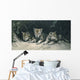 Three Little Wolves Wall Decal
