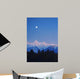 Alpenglow Moon Wall Decal