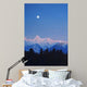 Alpenglow Moon Wall Decal