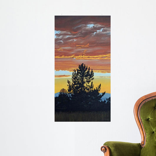 Evening Pine Wall Decal