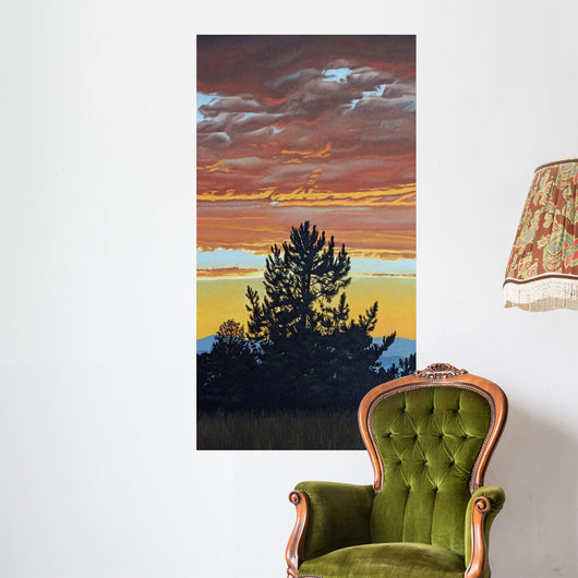 Evening Pine Wall Decal