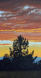Evening Pine Wall Decal
