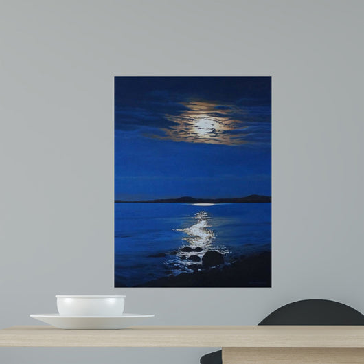 Moonlit Shore Wall Decal