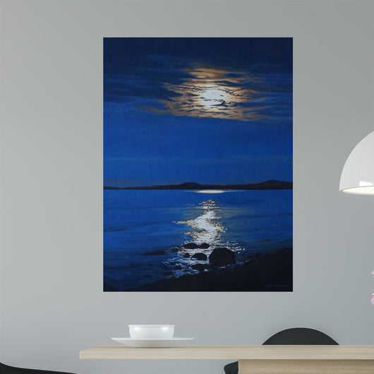 Moonlit Shore Wall Decal