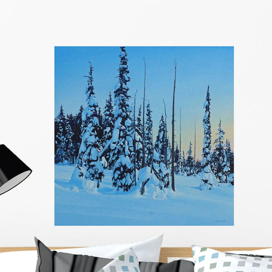 Snowy Forest Wall Decal