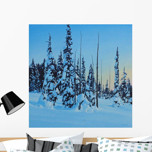 Snowy Forest Wall Decal