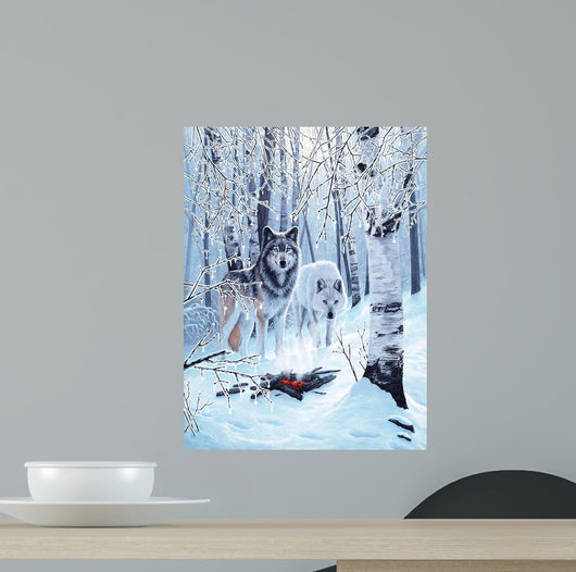 Fire and Ice Wall Decal