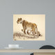 Lioness and Cubs Wall Decal